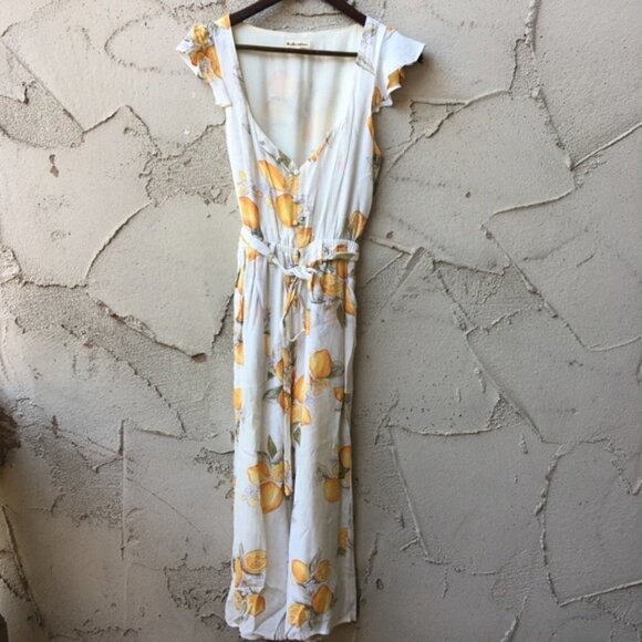RARE For Love and Lemons Limonada Onesie Jumpsuit Size S - Picture 3 of 11